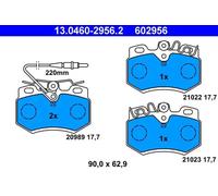 Pastillas de freno 13.0460-2956.2 ATE para PEUGEOT 205 I 205 II 309 I 309 II