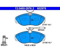 Pastillas de freno 13.0460-2976.2 ATE para PEUGEOT FIAT CITROËN