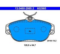 Pastillas de freno 13.0460-2985.2 ATE para VOLVO 740 740 Kombi 940 940 Kombi 960