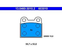 Pastillas de freno 13.0460-3010.2 ATE para ALFA ROMEO OPEL VW VOLVO SAAB DAF NSU
