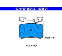 Frenado > Pastillas de freno > Juego de 4 pastillas de freno