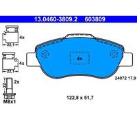Pastillas de freno 13.0460-3809.2 ATE para FIAT PANDA PANDA Furgoneta/Hatchback