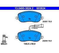 Pastillas de freno 13.0460-3824.2 ATE para FIAT CROMA