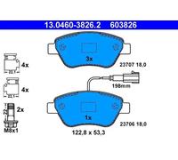 Pastillas de freno 13.0460-3826.2 ATE para FIAT ALFA ROMEO