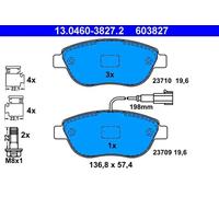 Pastillas de freno 13.0460-3827.2 ATE para FIAT ABARTH LANCIA OPEL