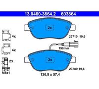 Pastillas de freno 13.0460-3864.2 ATE para FIAT ABARTH OPEL