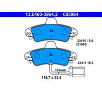 Pastillas de freno 13.0460-3964.2 ATE para FORD MONDEO I MONDEO I Sedán COUGAR