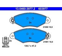 Pastillas de freno 13.0460-3977.2 ATE para RENAULT NISSAN CITROËN