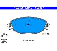 Pastillas de freno 13.0460-3987.2 ATE para FORD JAGUAR