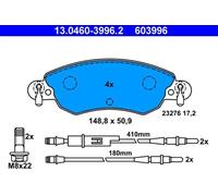 Pastillas de freno 13.0460-3996.2 ATE para CITROËN C5 I C5 II