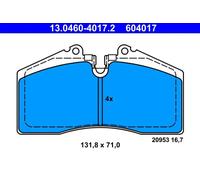 Pastillas de freno 13.0460-4017.2 ATE para PORSCHE 944 928 911 968 911 Targa 959