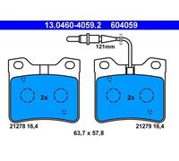 Pastillas de freno 13.0460-4059.2 ATE para PEUGEOT 406 406 Break 406 Coupé