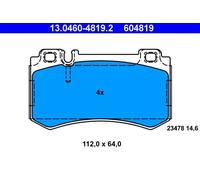 Pastillas de freno 13.0460-4819.2 ATE para MERCEDES-BENZ CLASE S CLK SL SLK