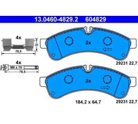 Pastillas de freno 13.0460-4829.2 ATE para IVECO DAILY IV Caja/Chasis