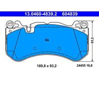Pastillas de freno 13.0460-4839.2 ATE para MERCEDES-BENZ CLASE C Coupé CLASE S