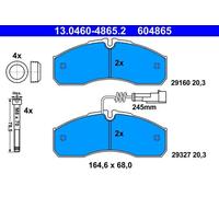 Pastillas de freno 13.0460-4865.2 ATE para NISSAN CABSTAR NT400 CABSTAR