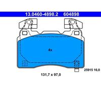Pastillas de freno 13.0460-4898.2 ATE para CHEVROLET OPEL