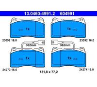 ATE 13.0460-4991.2 Juego de pastillas de freno