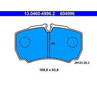 Juego de pastillas de freno ATE 13.0460-4996.2