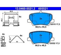 Pastillas de freno 13.0460-5521.2 ATE para VOLVO XC40