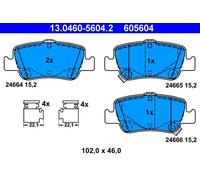 Pastillas de freno 13.0460-5604.2 ATE para TOYOTA AURIS COROLLA Sedán
