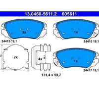 Pastillas de freno 13.0460-5611.2 ATE para SAAB OPEL CHEVROLET