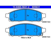 Pastillas de freno 13.0460-5631.2 ATE para MITSUBISHI FIAT