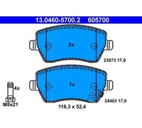 Pastillas de freno 13.0460-5700.2 ATE para SUZUKI OPEL