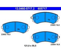 Pastillas de freno 13.0460-5717.2 ATE para NISSAN ALMERA I Hatchback ALMERA I