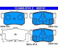 Pastillas de freno 13.0460-5741.2 ATE para HONDA CR-V II ACCORD VIII