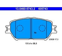 Pastillas de freno 13.0460-5743.2 ATE para TOYOTA LEXUS