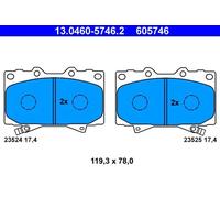 Pastillas de freno 13.0460-5746.2 ATE para TOYOTA LEXUS
