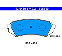 Pastillas de freno 13.0460-5749.2 ATE para TOYOTA LEXUS