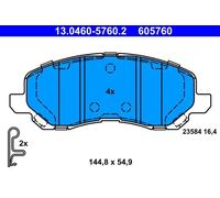 Pastillas de freno 13.0460-5760.2 ATE para MITSUBISHI CHRYSLER JEEP PEUGEOT