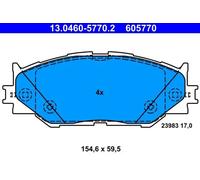 Pastillas de freno 13.0460-5770.2 ATE para LEXUS IS II IS C IS III