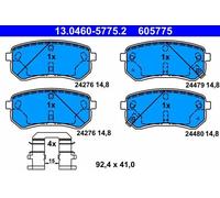 Pastillas de freno 13.0460-5775.2 ATE para KIA HYUNDAI