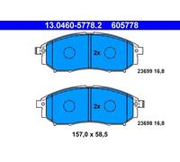 Pastillas de freno 13.0460-5778.2 ATE para NISSAN INFINITI RENAULT