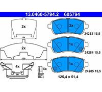 Pastillas de freno 13.0460-5794.2 ATE para SUZUKI DAIHATSU MAZDA SUBARU
