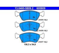 ATE 13.0460-5809.2 Juego de pastillas de freno