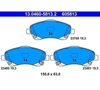Pastillas de freno 13.0460-5813.2 ATE para TOYOTA AVENSIS Station Wagon AVENSIS