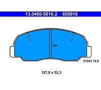 Pastillas de freno 13.0460-5816.2 ATE para DAIHATSU WILDCAT/ROCKY ROCKY Soft Top