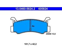 Pastillas de freno 13.0460-5824.2 ATE para MAZDA DAIHATSU