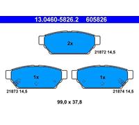 Pastillas de freno 13.0460-5826.2 ATE para MITSUBISHI PROTON