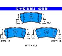 Pastillas de freno 13.0460-5835.2 ATE para TOYOTA LEXUS