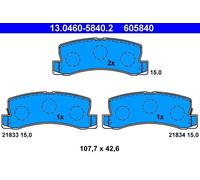 Pastillas de freno 13.0460-5840.2 ATE para TOYOTA LEXUS