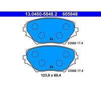 Pastillas de freno 13.0460-5848.2 ATE para TOYOTA RAV 4 II