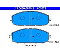 Pastillas de freno 13.0460-5879.2 ATE para NISSAN PATROL GR V Wagon