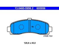 Pastillas de freno 13.0460-5956.2 ATE para NISSAN MICRA II