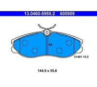 Pastillas de freno 13.0460-5959.2 ATE para NISSAN FORD