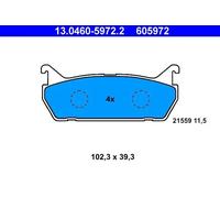 Pastillas de freno 13.0460-5972.2 ATE para MAZDA DAIHATSU SUZUKI